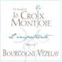 Domaine La Croix Montjoie Bourgogne Vezelay L'Impatiente 2012 Front Label