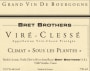 Domaine La Soufrandiere Vire-Clesse Climat Sous Les Plantes 2014 Front Label