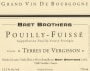Domaine La Soufrandiere Pouilly-Fuisse Climat Terre de Vergisson 2011 Front Label