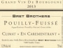 Domaine La Soufrandiere Pouilly-Fuisse Climat En Carementrant 2013 Front Label