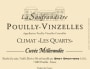 Domaine La Soufrandiere Pouilly-Vinzelles Climat Les Quarts Cuvee Millerandee 2011 Front Label