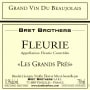 Domaine La Soufrandiere Fleurie Les Grands Pres 2014 Front Label