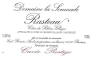 Domaine la Soumade Rasteau Cuvee Prestige 2012 Front Label