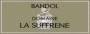 Domaine la Suffrene Bandol Rose 2014 Front Label