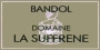 Domaine la Suffrene Bandol Blanc 2014 Front Label
