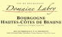Domaine Labry Bourgogne Hautes Cotes de Beaune 2014 Front Label