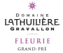 Domaine Lathuiliere Gravallon Fleurie Grand Pre 2014 Front Label