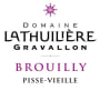 Domaine Lathuiliere Gravallon Brouilly Pisse-Vieille 2014 Front Label
