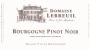 Domaine Lebreuil Bourgogne Rouge 2014 Front Label