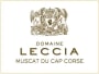 Domaine Leccia Muscat du Cap Corse 2015 Front Label