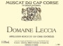 Domaine Leccia Muscat du Cap Corse 2007 Front Label