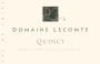 Domaine Lecomte Quincy 2015 Front Label
