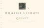 Domaine Lecomte Quincy 2013 Front Label