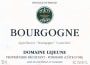 Domaine Lejeune Bourgogne Chardonnay 2010 Front Label