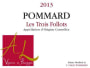 Domaine Lejeune Aubert Lefas Pommard Les Trois Follots 2013 Front Label