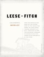 Leese-Fitch Merlot 2011 Front Label
