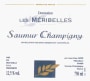 Domaine Les Meribelles Saumur Champigny 2012 Front Label