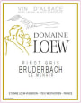 Domaine Loew Bruderbach Le Menhir Pinot Gris 2014 Front Label