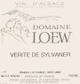 Domaine Loew Verite De Sylvaner 2007 Front Label