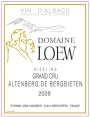 Domaine Loew Alsace Altenberg de Bergbieten Grand Cru Riesling 2009 Front Label