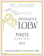 Domaine Loew Barrique Pinots 2010 Front Label