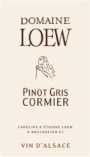 Domaine Loew Cormier Pinot Gris 2015 Front Label