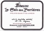 Domaine Lois Dufouleur Beaune Les clos des Perrieres Premier Cru 2011 Front Label