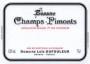 Domaine Lois Dufouleur Beaune Champs Pimon 2008 Front Label