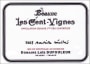 Domaine Lois Dufouleur Beaune  Les Cents Vignes Premier Cru 2010 Front Label