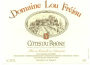 Domaine Lou Frejau Cotes du Rhone 2004 Front Label