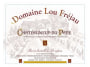 Domaine Lou Frejau Chateauneuf-du-Pape 2011 Front Label