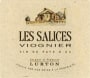 Jacques et Francois Lurton les Salices Viognier 2000 Front Label