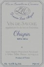 Domaine Louis Magnin Savoie Chignin 2010 Front Label