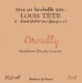 Domaine Louis Tete Brouilly 2009 Front Label