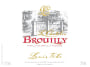 Domaine Louis Tete Brouilly Le Chatelin 2013 Front Label
