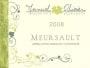 Domaine Manuel Olivier Meursault 2008 Front Label