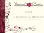 Domaine Manuel Olivier Chambolle-Musigny 2009 Front Label