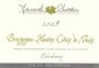 Domaine Manuel Olivier Bourgogne Hautes Cotes de Nuits Blanc 2009 Front Label