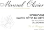 Domaine Manuel Olivier Bourgogne Hautes Cotes de Nuits Blanc 2013 Front Label