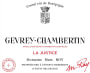 Domaine Marc Roy Gevrey-Chambertin La Justice 2012 Front Label