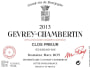 Domaine Marc Roy Gevrey-Chambertin Clos Prieur 2013 Front Label
