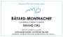Domaine Blain Batard-Montrachet Grand Cru 2012 Front Label