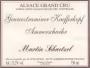 Domaine Martin Schaetzel Alsace Kaefferkopf Grand Cru Gewurztraminer 2013 Front Label