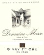 Domaine Masse Givry En Veau Premier Cru 2013 Front Label