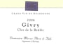 Domaine Masse Givry Clos de la Brulee Blanc 2006 Front Label