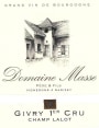 Domaine Masse Givry Champ Lalot Premier Cru 2013 Front Label