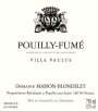 Domaine Masson-Blondelet Pouilly-Fume Villa Paulus 2012 Front Label