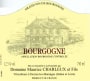 Domaine Maurice Charleux & Fils Bourgogne Rouge 2014 Front Label