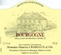 Domaine Maurice Charleux & Fils Bourgogne Rouge 2012 Front Label