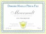 Domaine Mazilly Pere & Fils Meursault Les Meurgers 2014 Front Label